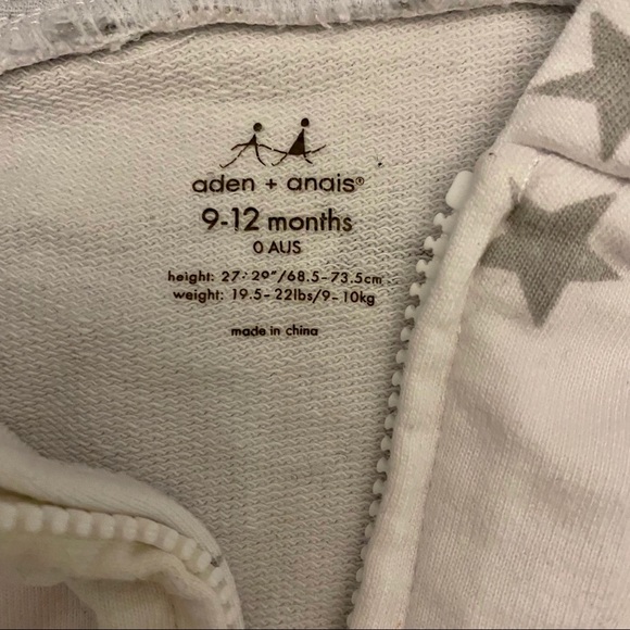 Aden + Anais Star Printed Elbow Patch Hoodie - Picture 4 of 4